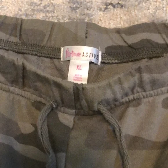 END OF YEAR SALE! | Flirtitude Camouflage Green Shorts - Picture 2 of 2